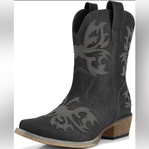 NEW Size-7:Rollda Women's Cowboy Boots